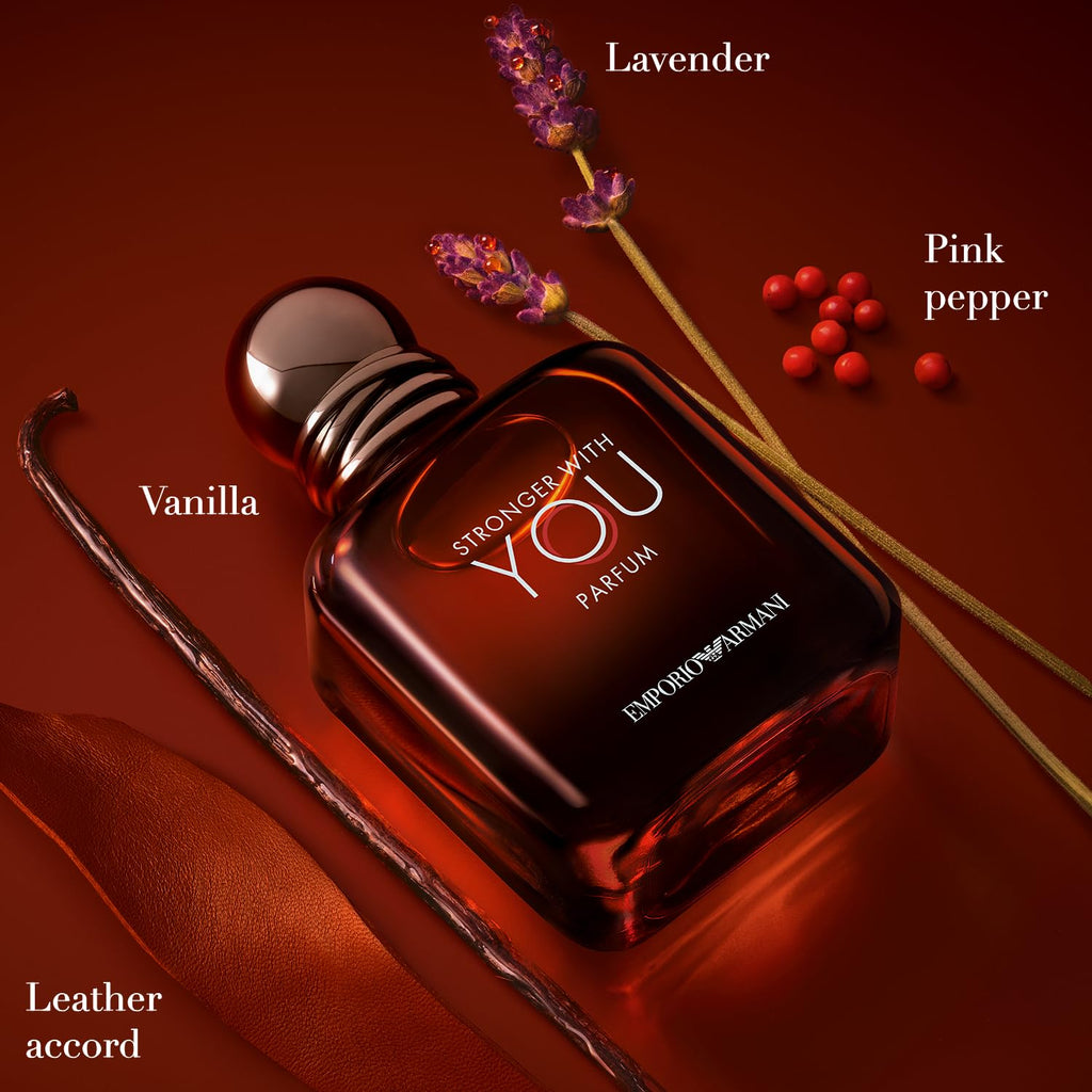 Stronger With You Parfum for Men 3.4 oz – Woody & Ambery Cologne with Rum, Bergamot & Vanilla